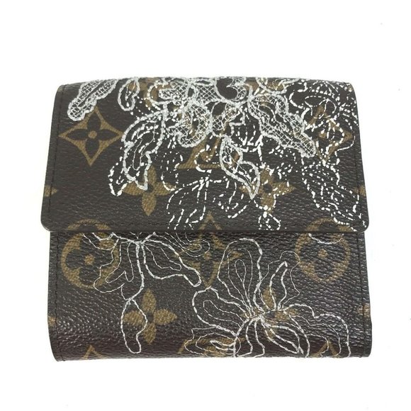 LOUIS VUITTON Monogram Dantiel Portefeuille Elise Trifold Trifold wallet - Picture 1 of 16